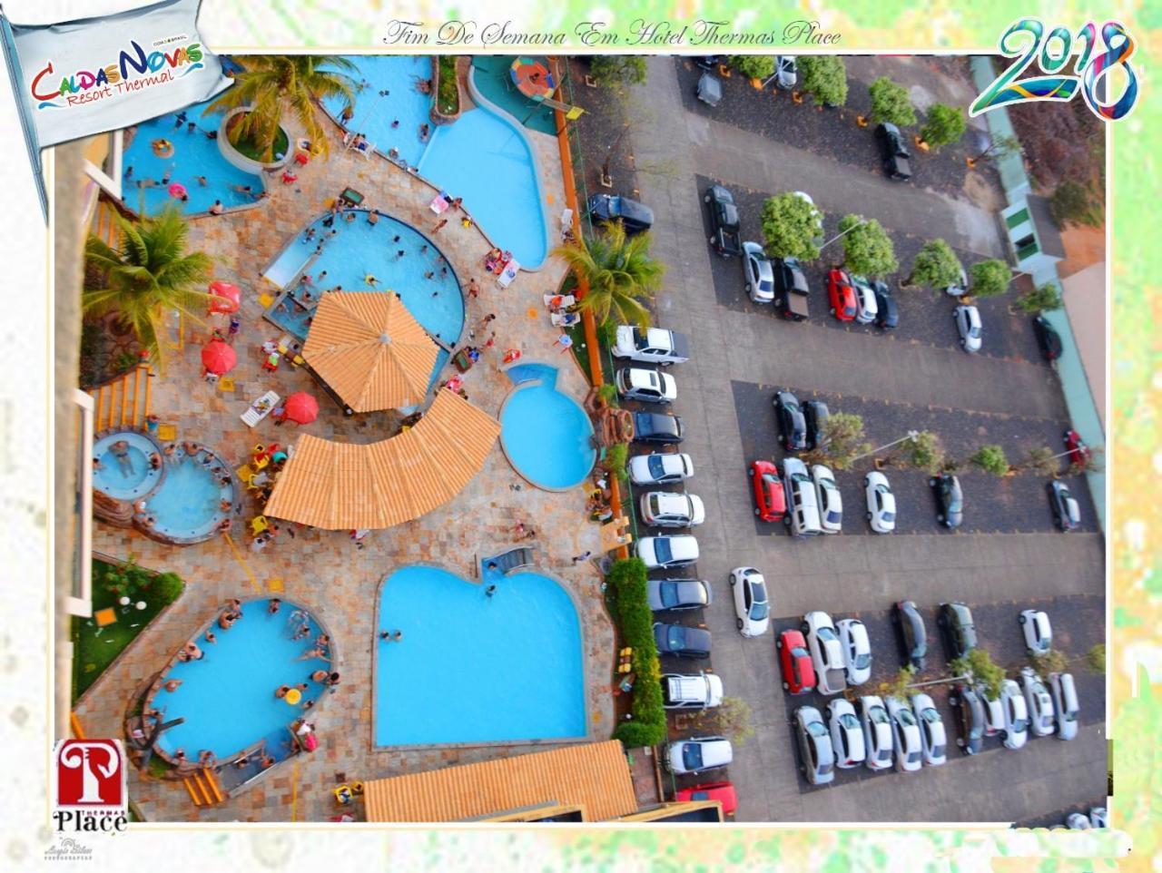 1403 Apartamento 2 Quartos Com Banheira De Hidromassagem Privativa, Bebidas Liberadas Nas Piscinas E Internet Banda Larga Caldas Novas Exterior foto